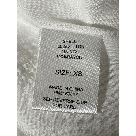 Altar’d State NWT - Demetria White Eyelet Lines/Layered Sundress - Size X-Small - Picture 6 of 7